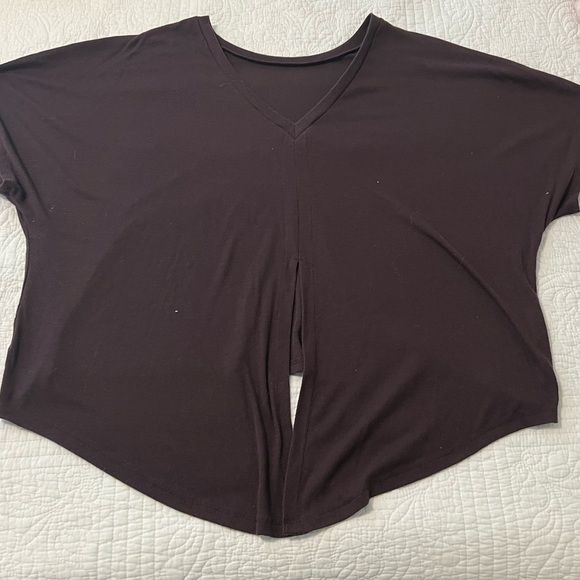 🍊Old Navy Maroon Athletic T-Shirt with Tie Back XL🍊 - Picture 7 of 8